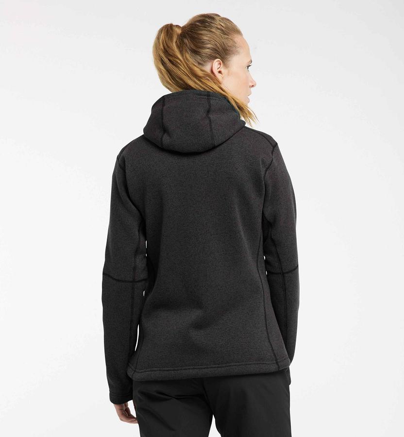 Haglöfs Womens Swook Fleece Black New Zealand 61852TUYG
